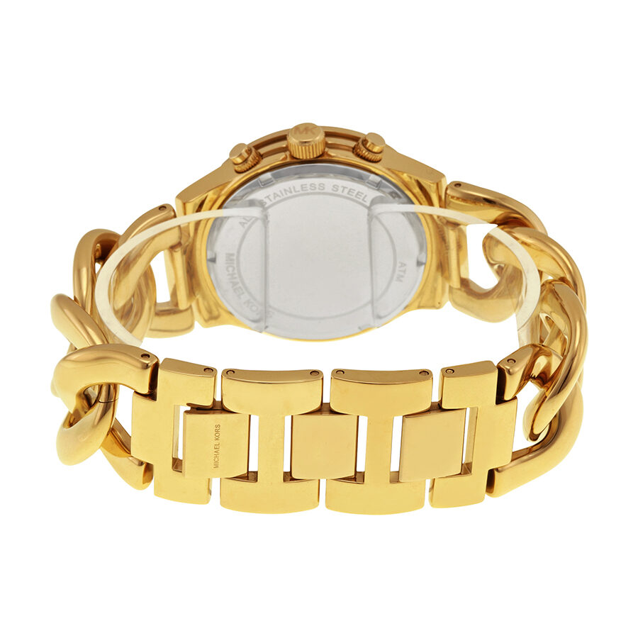 Michael Kors Runway Twist Chronograph Gold-tone Ladies Watch MK3131