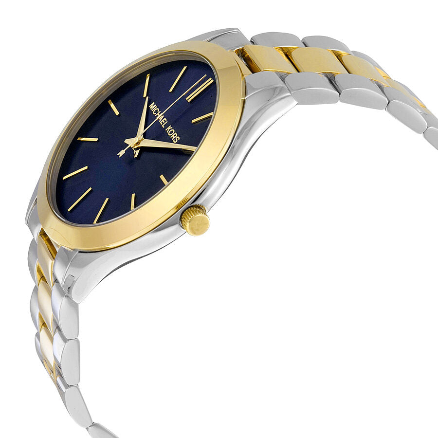 Michael Kors Slim Runway Blue Dial Two-tone Ladies Watch MK3479
