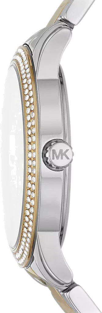 Michael Kors Oversized Tibby Pavรฉ Two-Tone Watch MK6825
