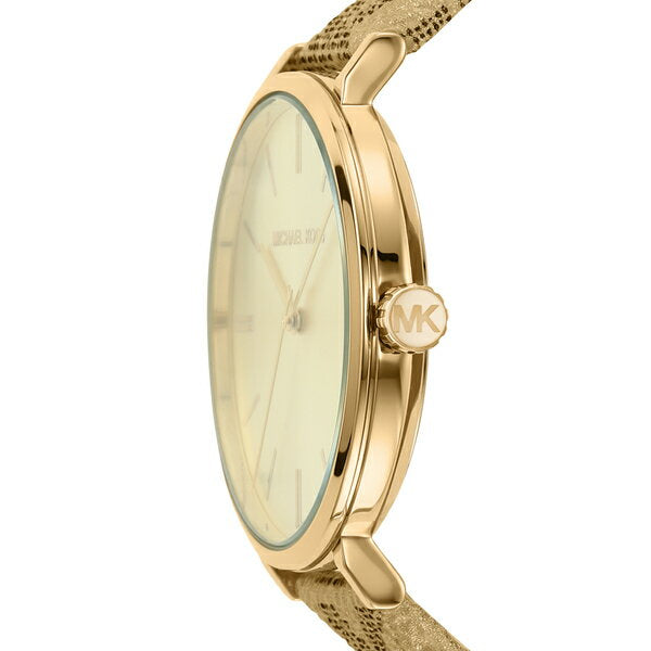 Michael Kors Addyson Gold Dial Gold PVC Women's Watch - MK2952