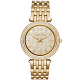 Michael Kors Gold Crystal Dial Gold Ladies Watch MK3398