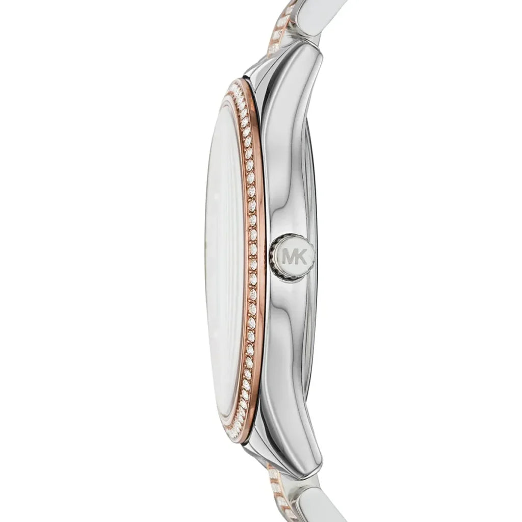Michael Kors Mini Lauryn Pavé Two-Tone Watch MK4388