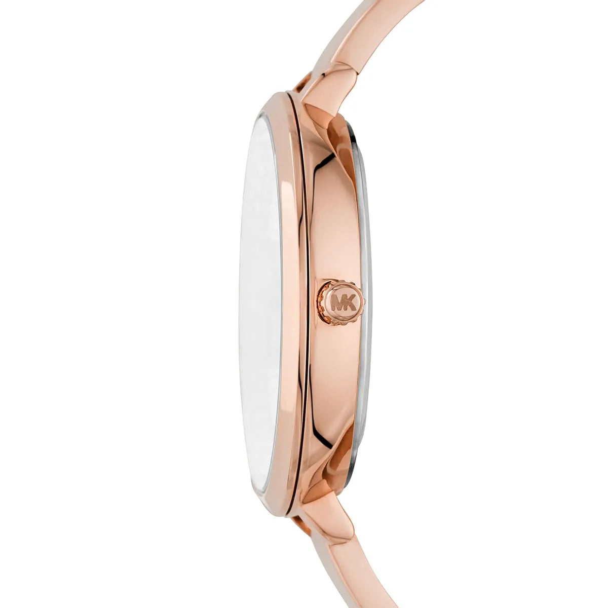 Michael Kors Charley Pavé Rose Gold Half-Bangle Women's Watch - MK4433