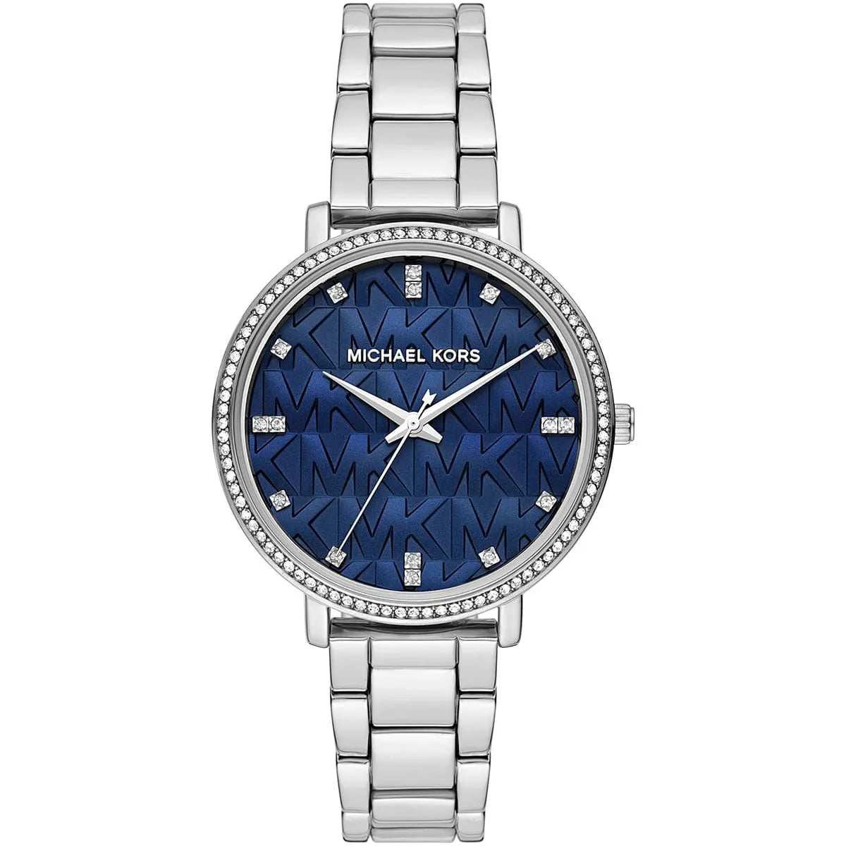 Michael Kors Pyper Blue Dial Silver Women's Watch - MK4671
