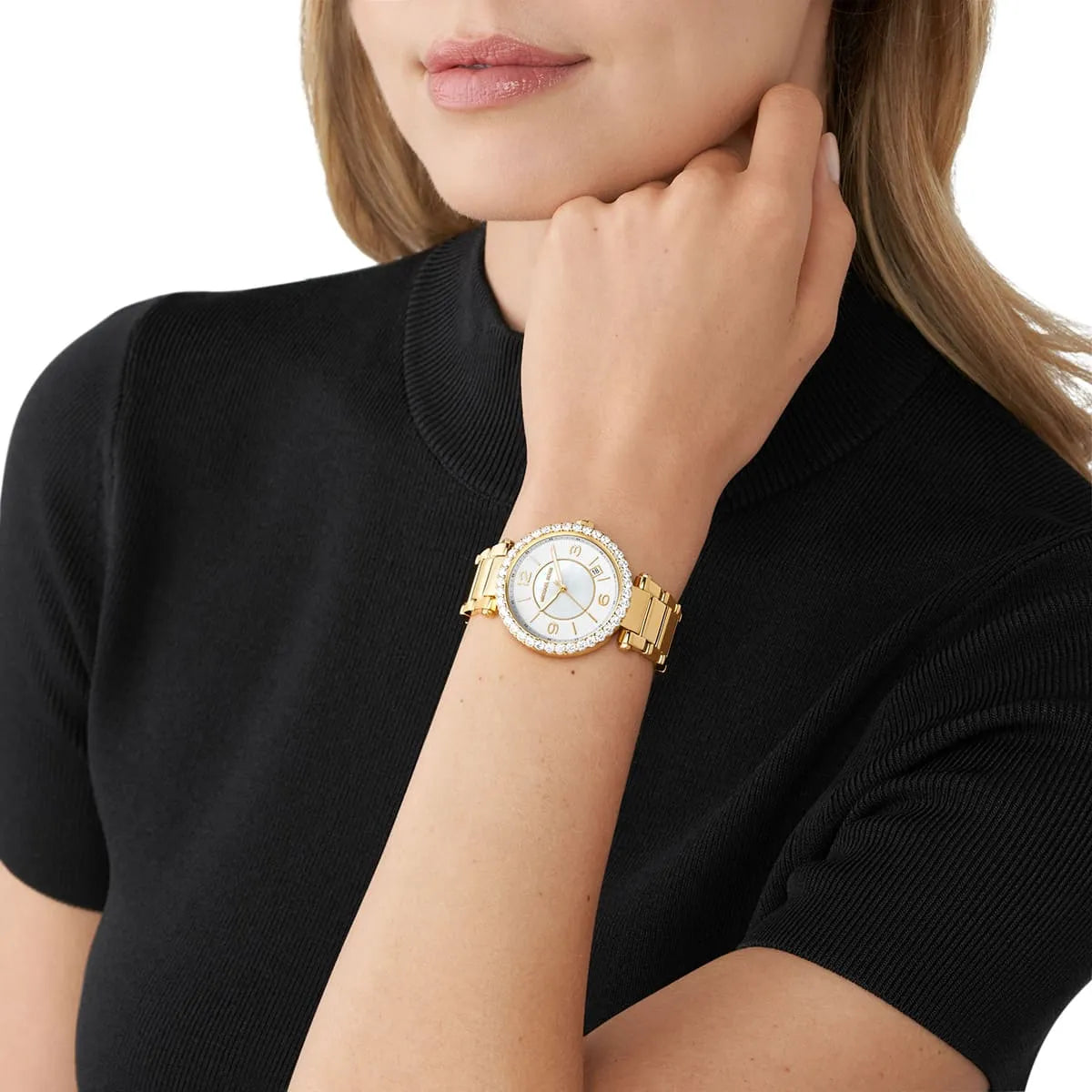 Michael Kors Parker Lux Rose Gold-Tone Women's Watch - MK4693