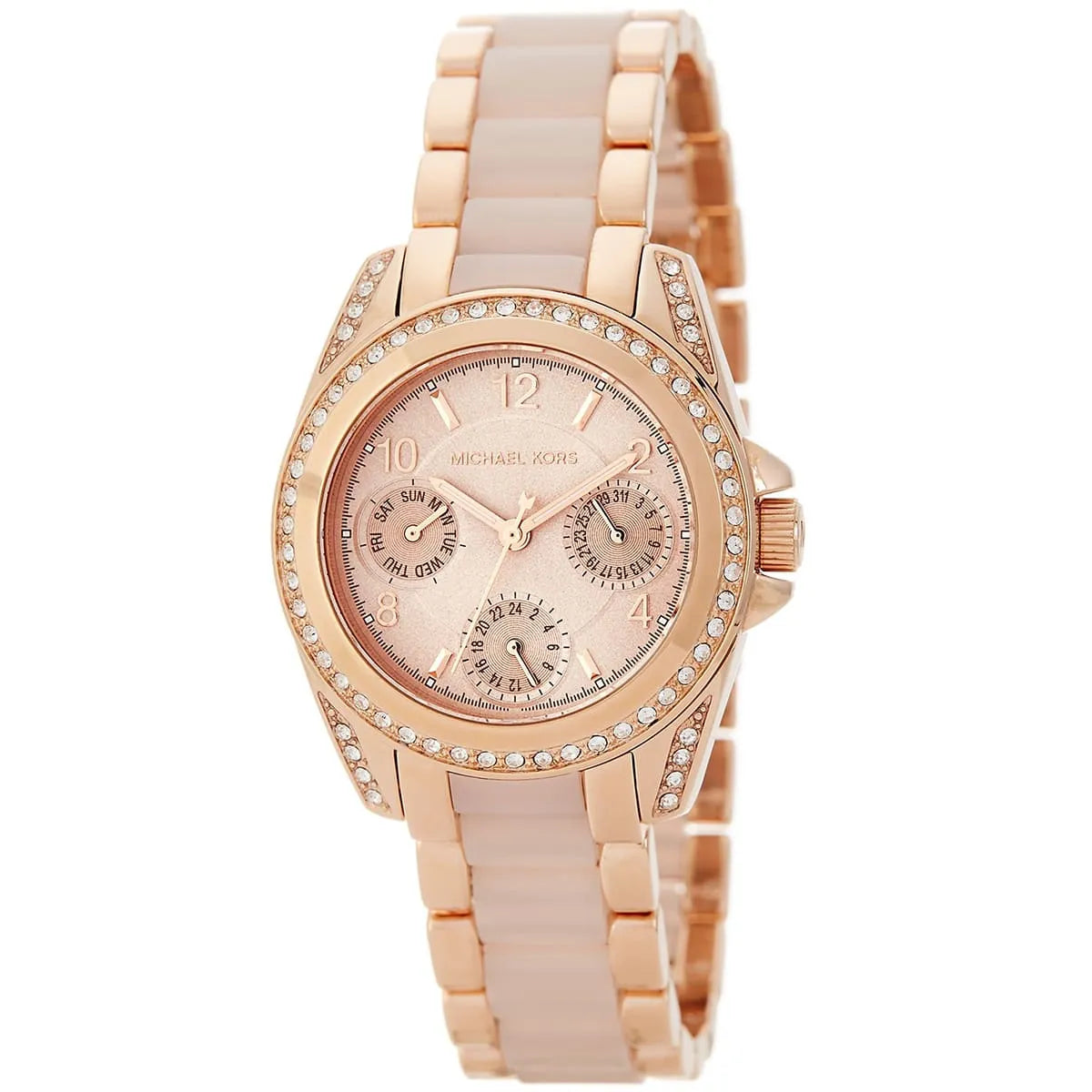 Michael Kors Mini Blair Multifunction Rose Gold Women's Watch - MK6175