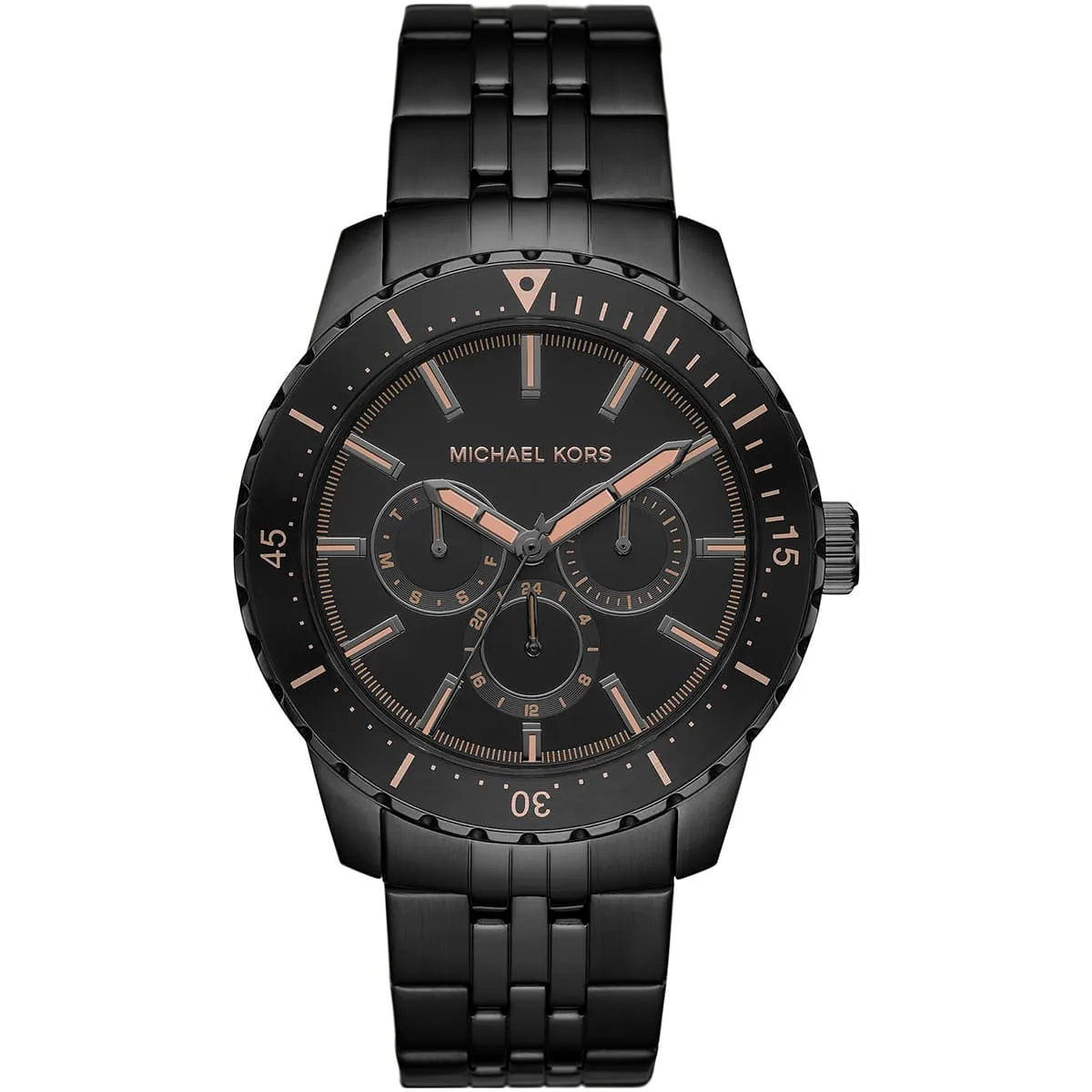 Michael Kors Oversized Cunningham Multifunction Black Men's Watch - MK7157
