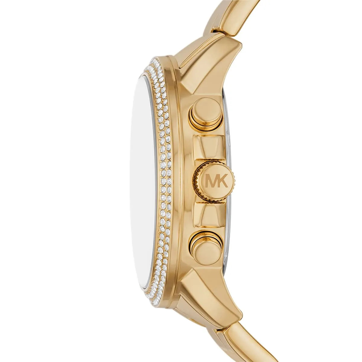 Michael Kors Oversized Bryn Pavé Chronograph Gold Women's Watch - MK7199