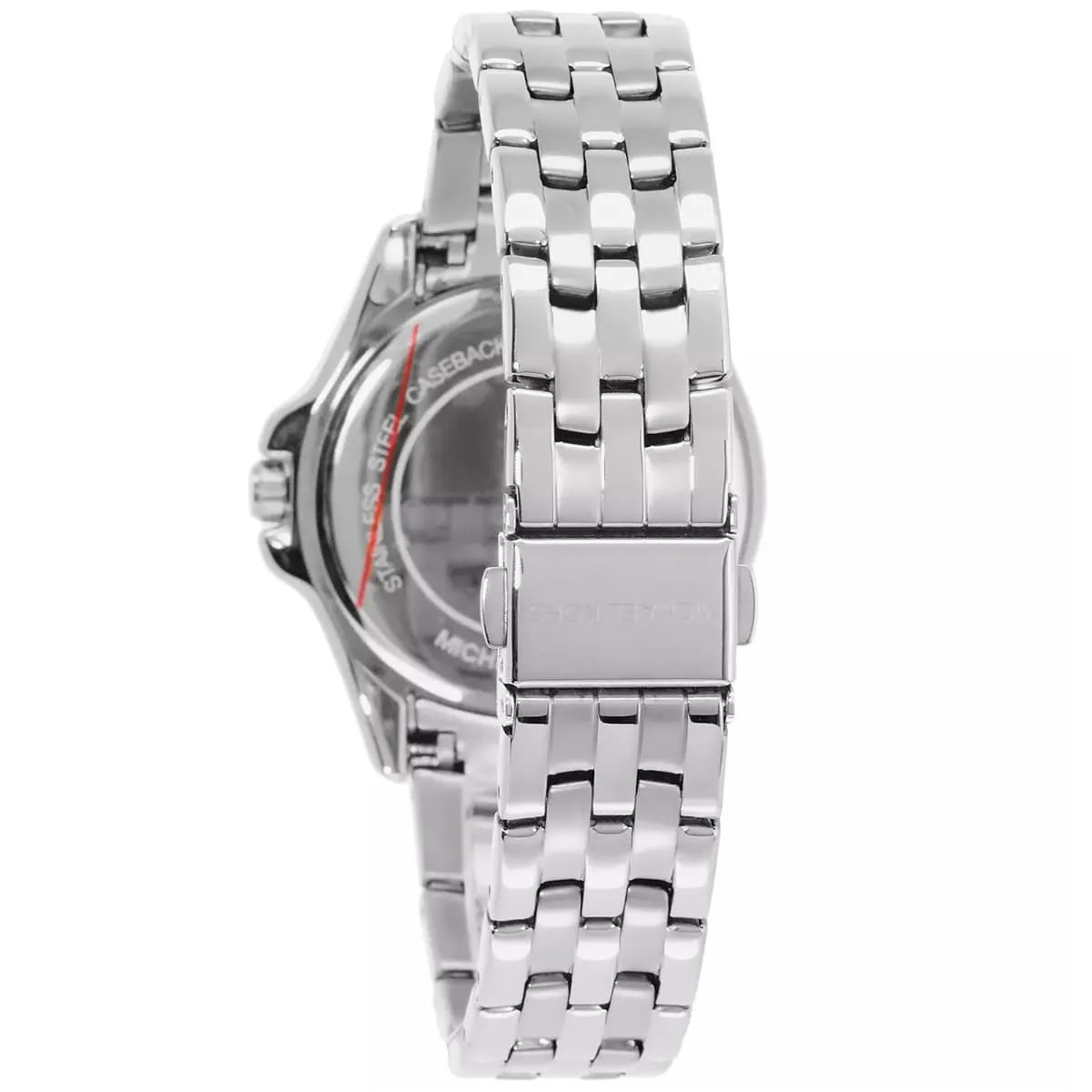Michael Kors Mini Pilot Baguette Rainbow Pavé Silver Women's Watch - MK7368