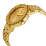 Movado Bold Champagne Dial Yellow Gold Ion-pated Ladies Watch #3600085 - Big Daddy Watches #2