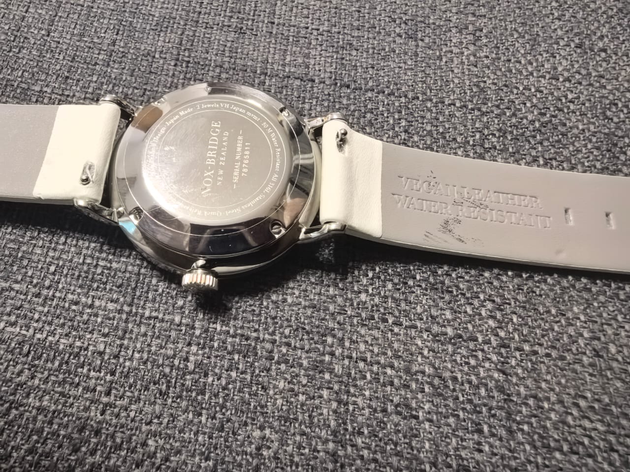 Noxbridge Classic Meissa Silver 36MM MS36 (Damaged Strap - Defect)