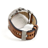 Diesel Big Daddy DZ7413 316L gunmetal stainless steel 3ATM (30m) water resistant 4 Time zones (GMT)