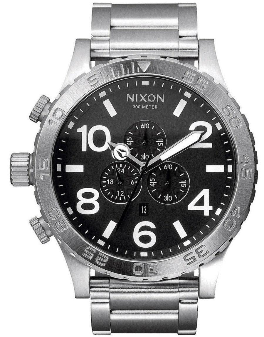 Nixon 51-30 Stainless Steel Chrono Black Menβs Watch A083-000 - Watch