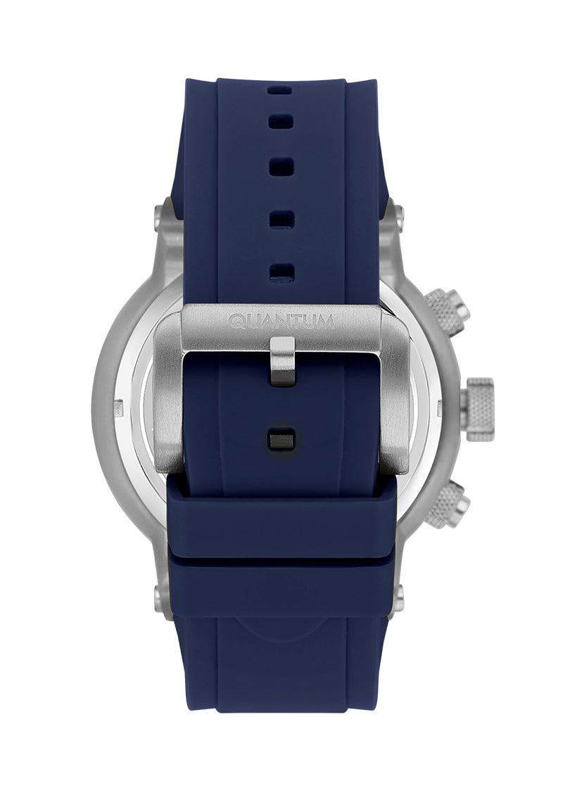Quantum Hunter Dark Blue Chronograph Date Watch HNG1051.399