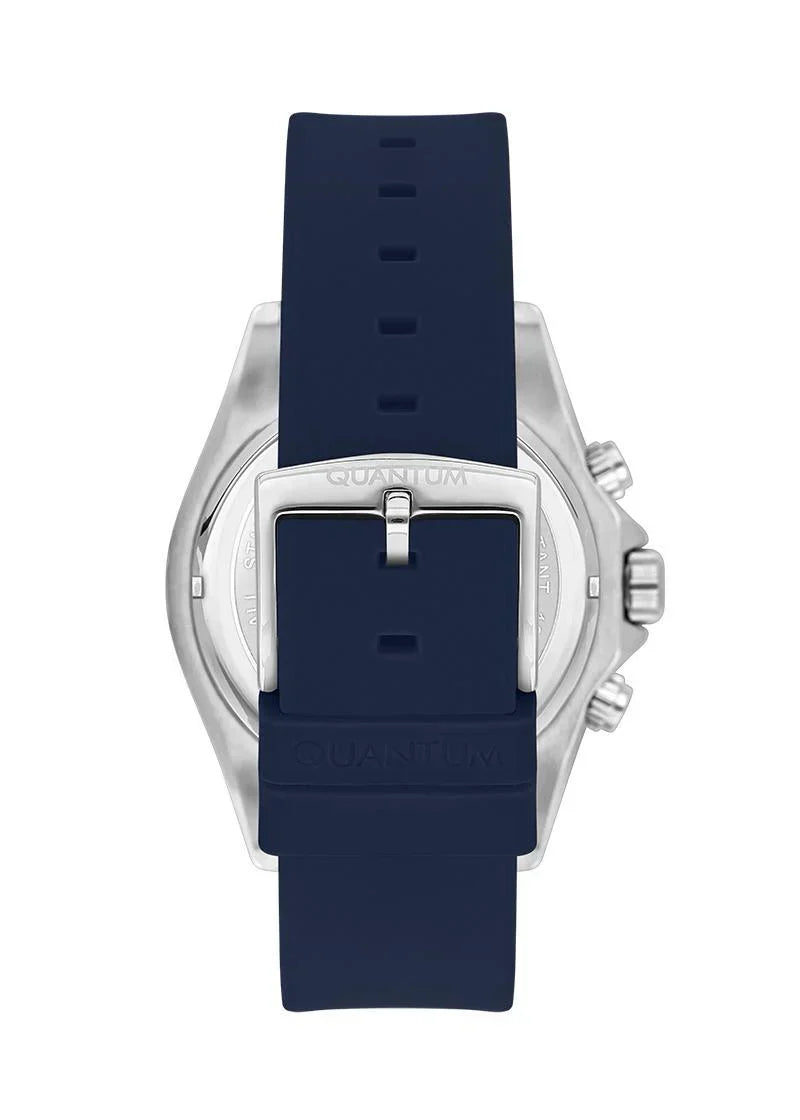 Quantum Chronograph Blue Dial Blue Strap Silver Watch PWG1099.399
