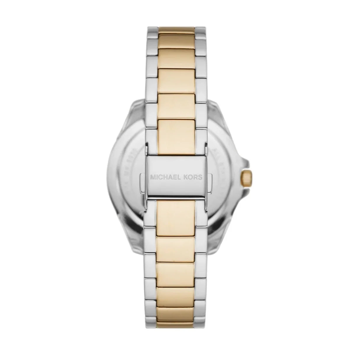 Michael Kors Kacie Three Hand Silver Dial Two Tone Steel Strap Watch for Women MK6931