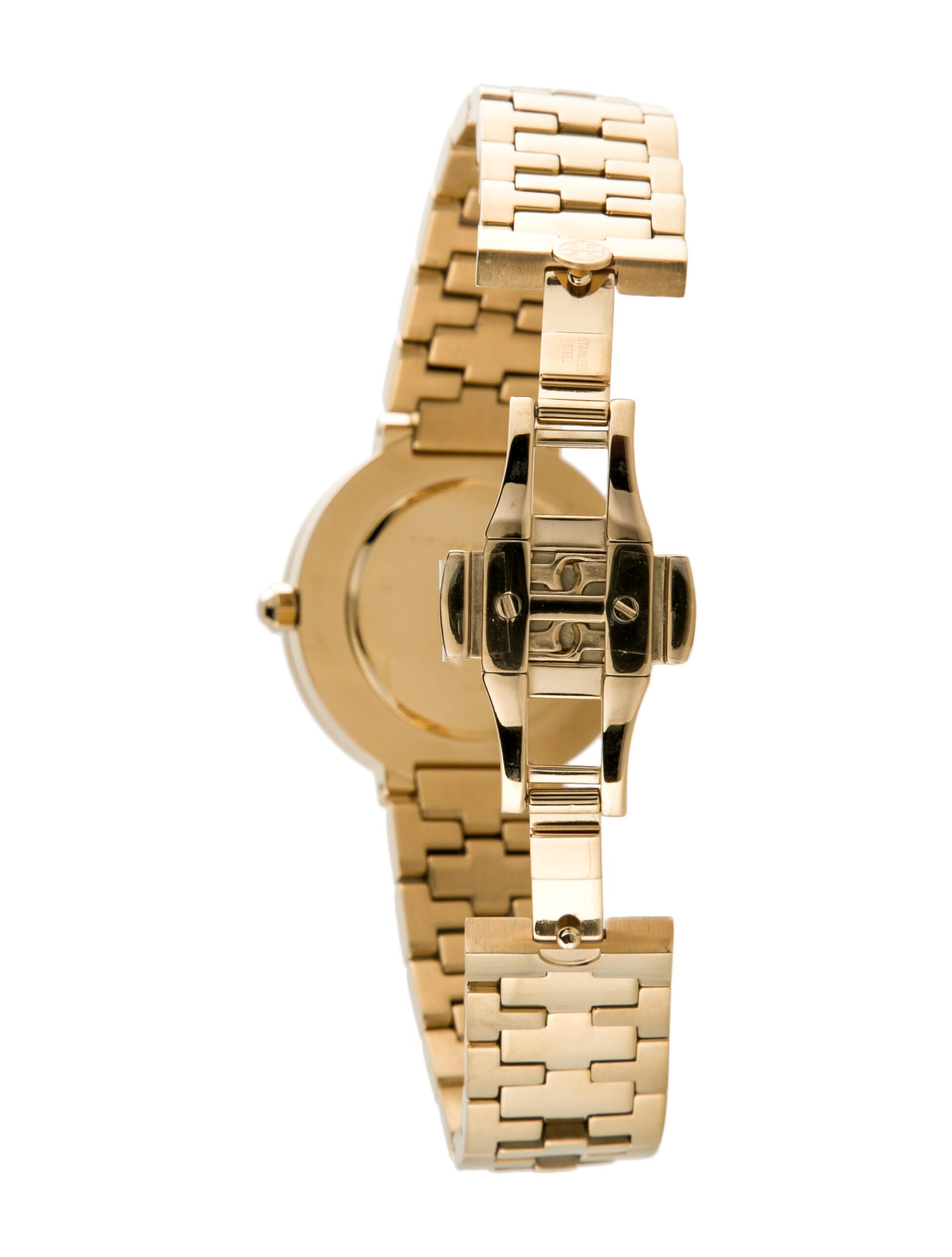 Reva Gold-Tone Stainless Steel Bracelet Women's Watch TBW4025