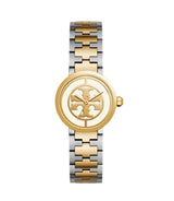 Tory Burch The Reva Dual Tone Stainless Steel Strap Women's Watch TBW4016