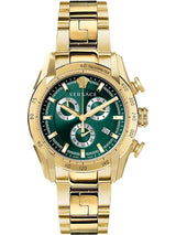 Versace V-Ray Chronograph Green Dial Men's Watch VE2I00621 - Big Daddy Watches