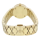 Tory Burch Ivory & Gold Tone Reva Small Logo Women's Watch TBW4011