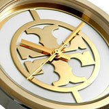 Tory Burch The Reva Dual Tone Stainless Steel Strap Women's Watch TBW4027