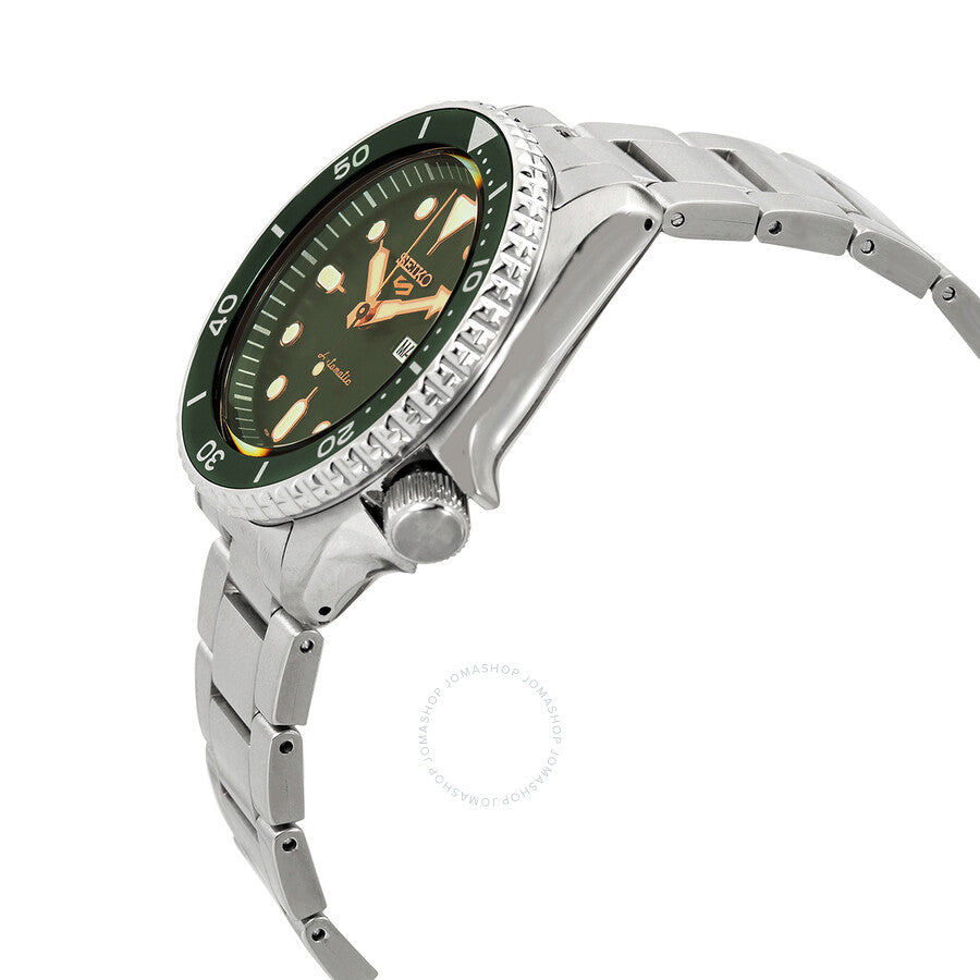 Seiko 5 Sports Automatic Green Dial Men's Watch SRPD63K1