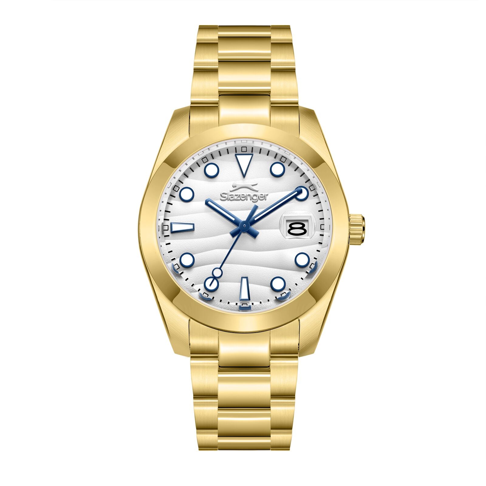 Slazenger Classic Day Date Window Gold Watch - SL.09.2491.1.06
