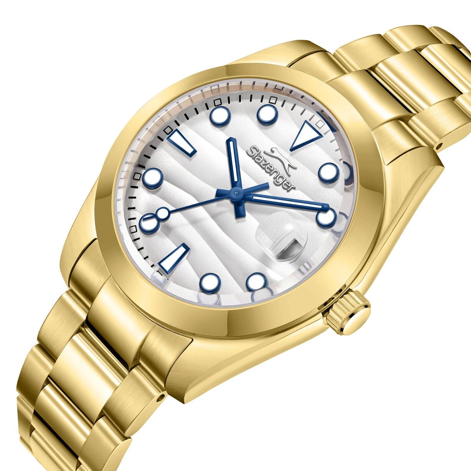 Slazenger Classic Day Date Window Gold Watch - SL.09.2491.1.06
