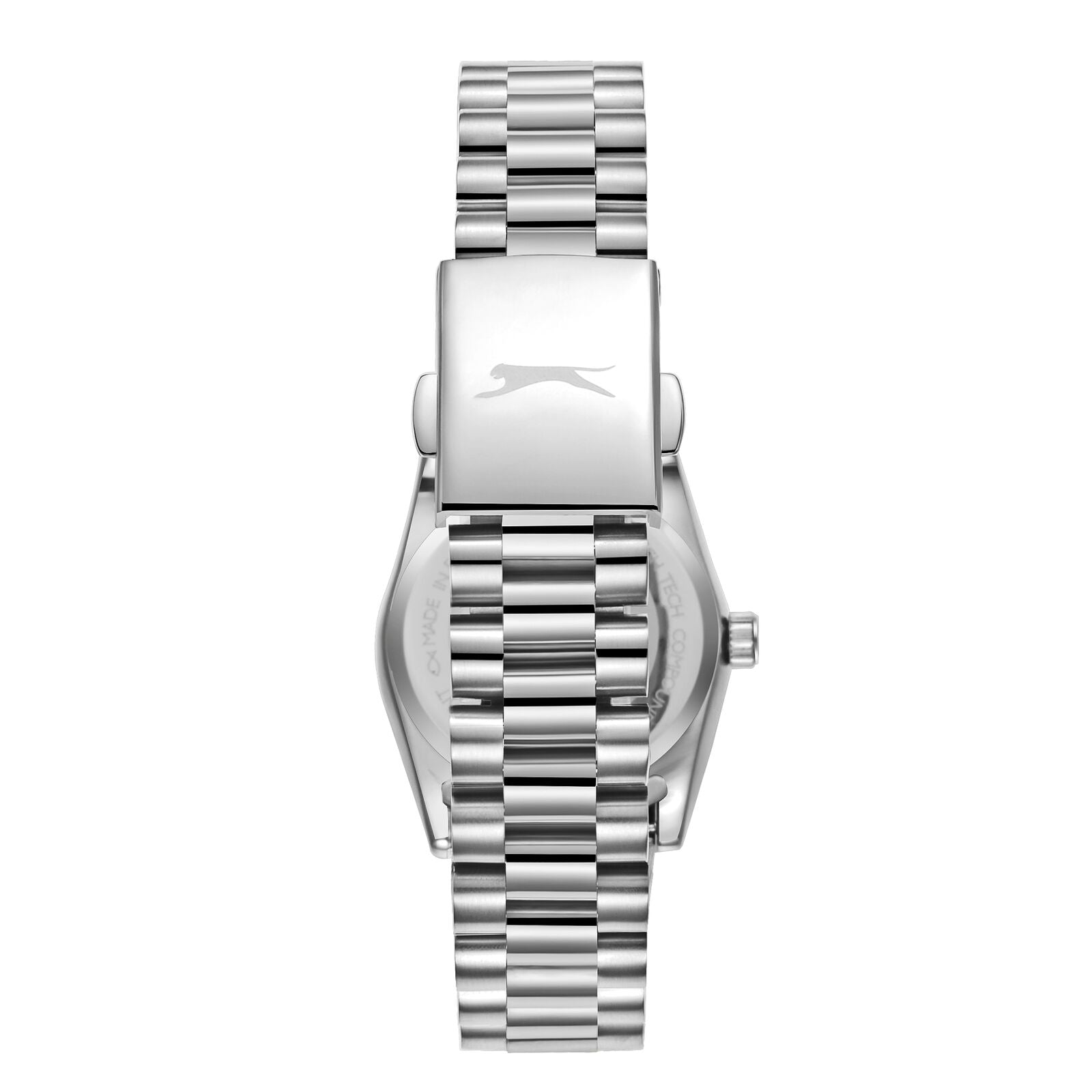 Slazenger Blue Dial Day Date Window Silver Watch - SL.09.2473.3.03