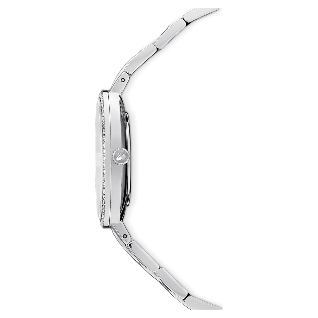 Swarovski Cosmopolitan Crystal Index Blue Dial Silver Steel Women's Watch 5517807