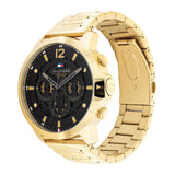 Tommy Hilfiger Gold Steel Black Dial Men's Watch 1710511 - Big Daddy Watches #2