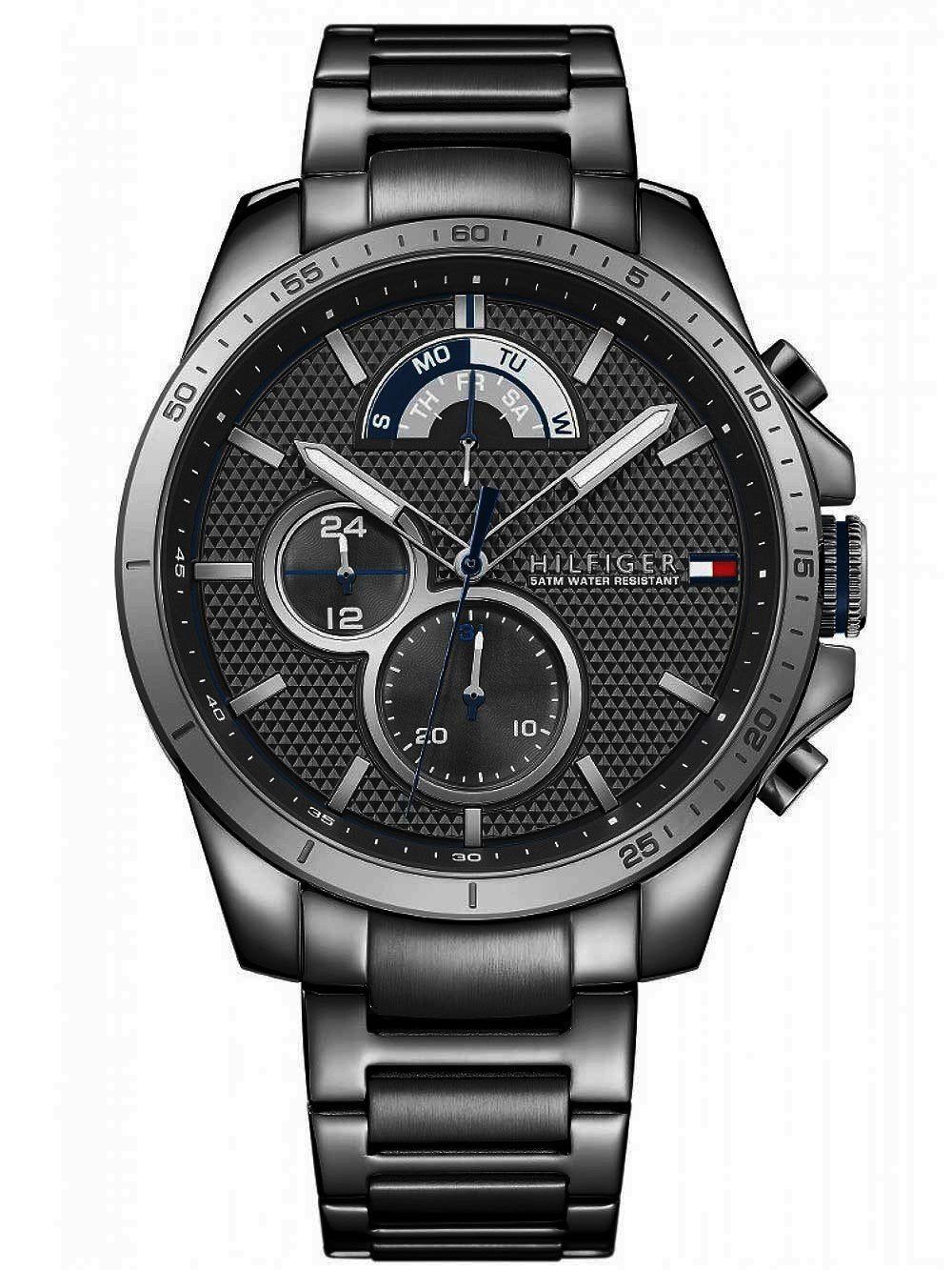 Tommy Hilfiger Cool Sports Gun Stainless Steel Men's Watch 1791347 - The Watches Men & CO
