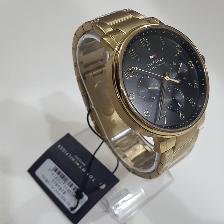 Tommy Hilfiger Gold Wrist Menβs Watch 1791978 - Watch
