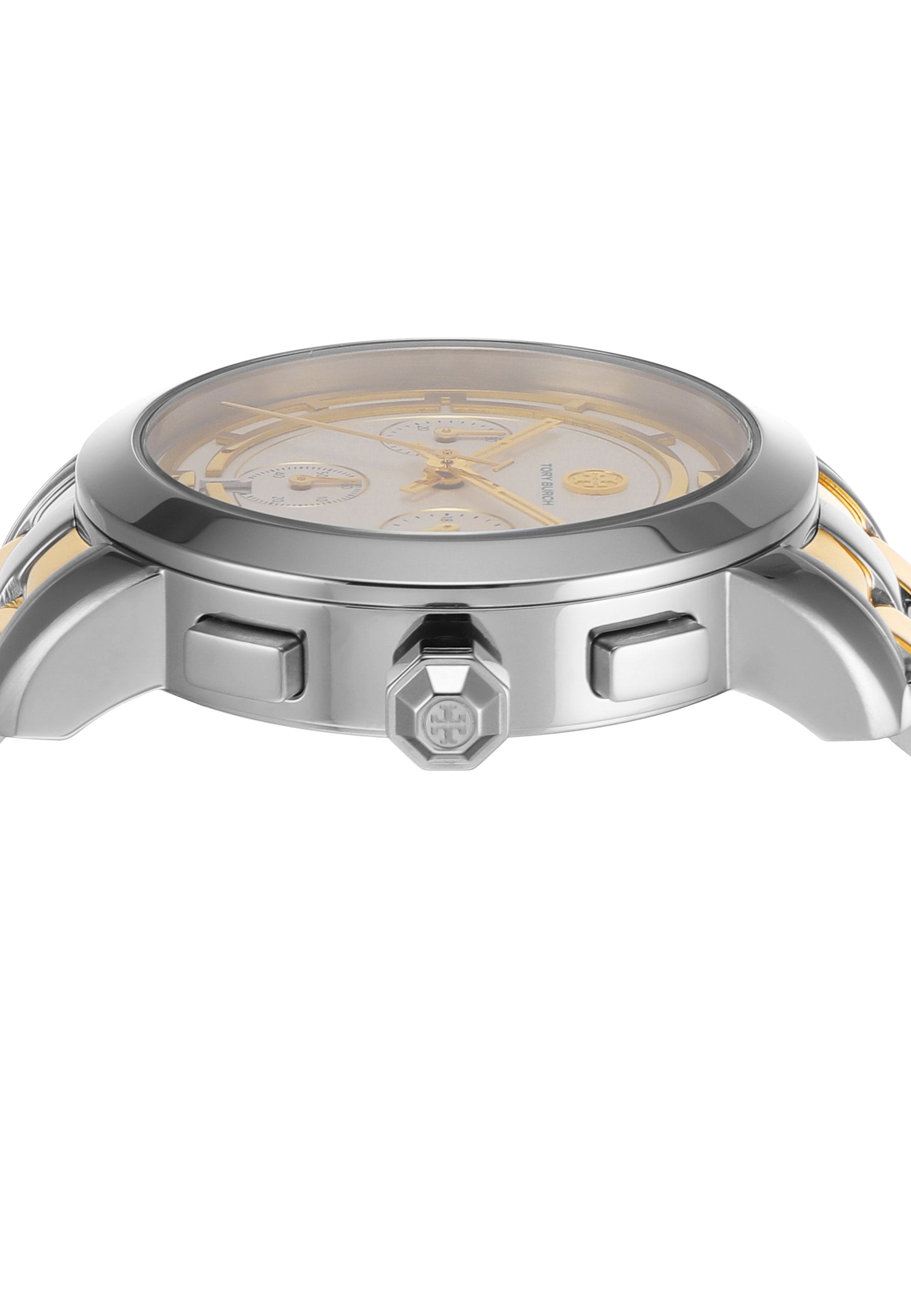 Tory Burch Classic Chronograph Two-Tone Watch Women's Watch TBW1034