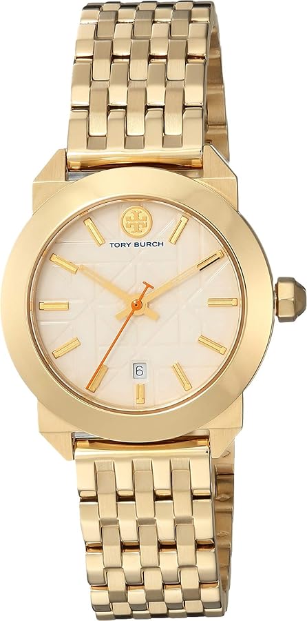 Tory Burch Whitney Ivory Dial Gold-tone Stainless Steel Women's Watch TBW8000 - Image 1