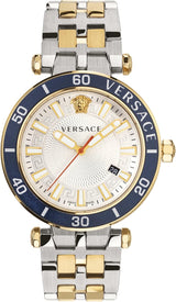 Versace Greca Sport Two-Tone Unisex Watch VEZ300521 - Big Daddy Watches