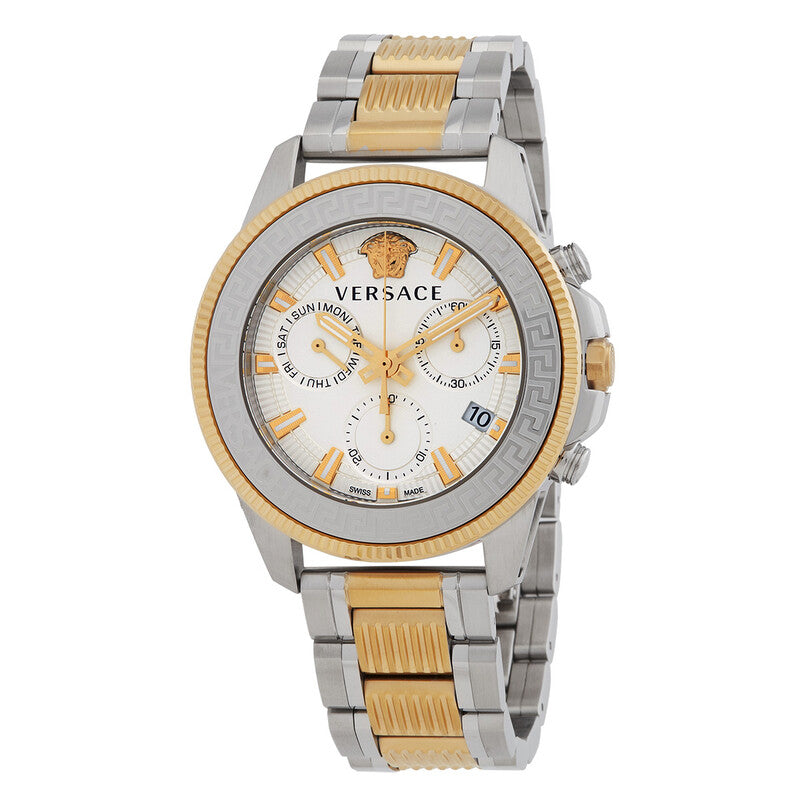 Versace Greca Action Chronograph Two-Tone Men's Watch - VE3J00522
