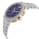 Versace Greca Logo Chronograph Quartz Blue Dial Men's Watch VEZ900221 - Big Daddy Watches #2