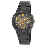 Versace Greca Logo Chronograph Quartz Grey Dial Men's Watch VEZ900521 - Big Daddy Watches