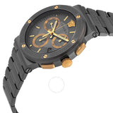 Versace Greca Logo Chronograph Quartz Grey Dial Men's Watch VEZ900521 - Big Daddy Watches #2