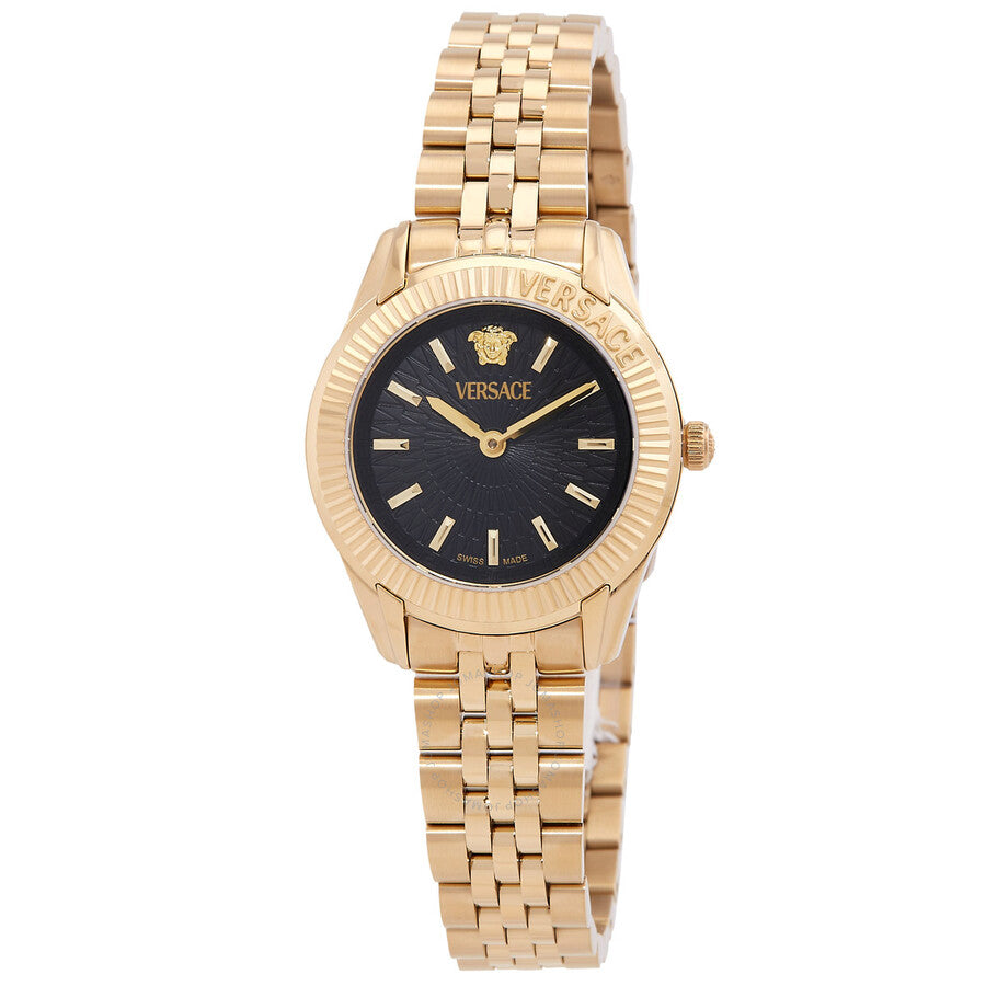 Versace Greca Time Lady Quartz Black Dial Ladies Watch VE9CA0424