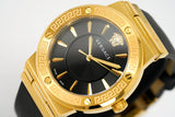 Versace Greca Gold Black Leather Women's Watch VEVH00320 - Big Daddy Watches #2