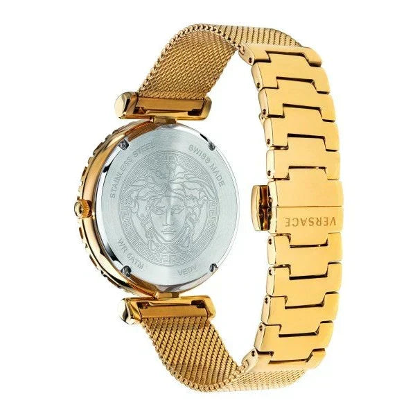 Versace Palazzo Empire Greca Quartz Dark Green Dial Ladies Watch VEDV00819