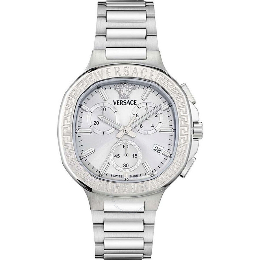 Versace V-Chrono Square Chronograph Quartz Watch VEVCA0424