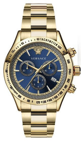 Versace Chronograph Blue Dial Classic Men's Watch VEV700619 - Big Daddy Watches