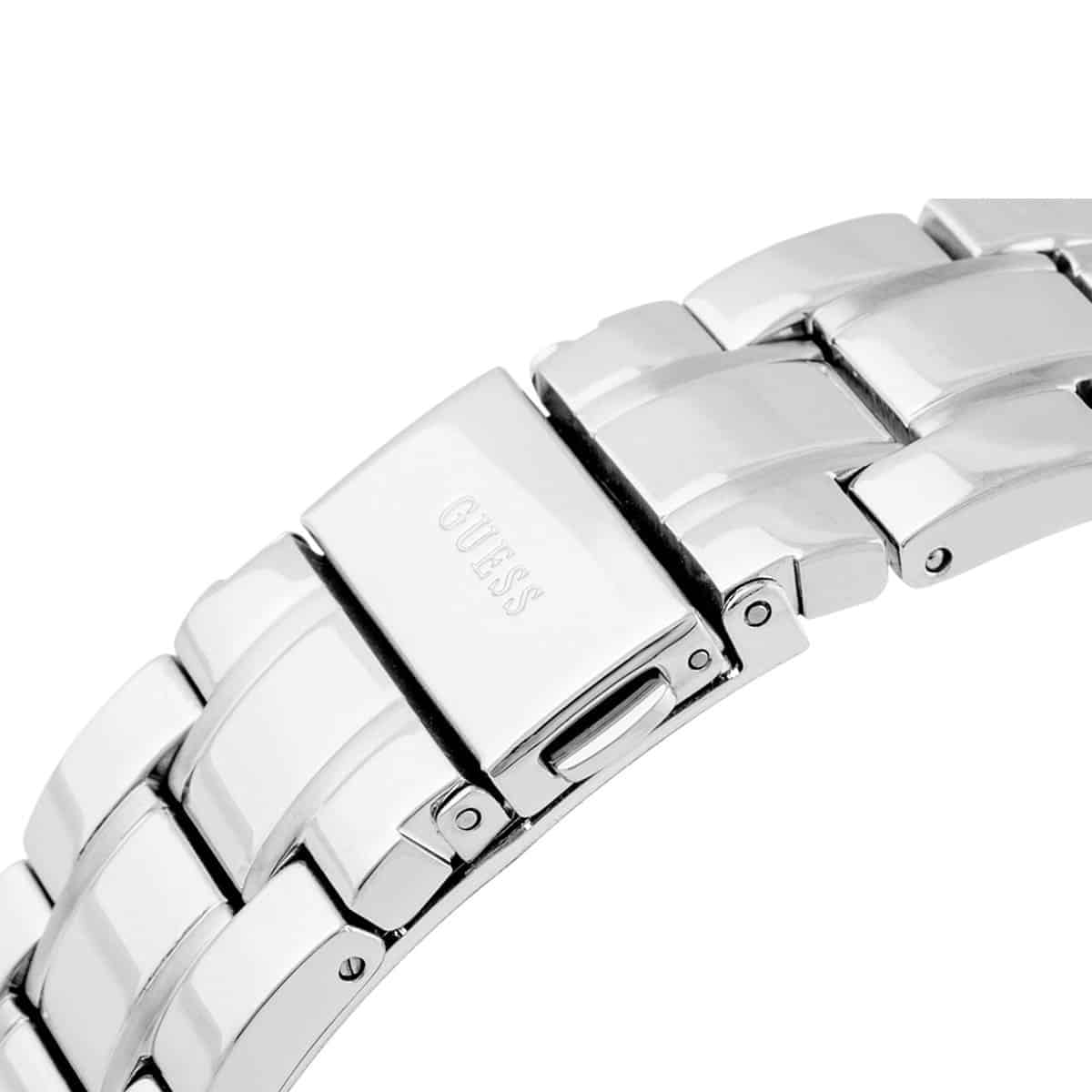 Guess Sunrise Multifunction Quartz White Dial Silver Steel Strap Watch For Women - W0330L3 W0330L3 - Image 5