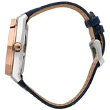 Maserati Stile Automatic Blue Leather Strap Men's Watch R8821142001 - Big Daddy Watches #3