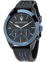 Maserati Traguardo Chronograph Black/Blue Dial Men's Watch R8871612006