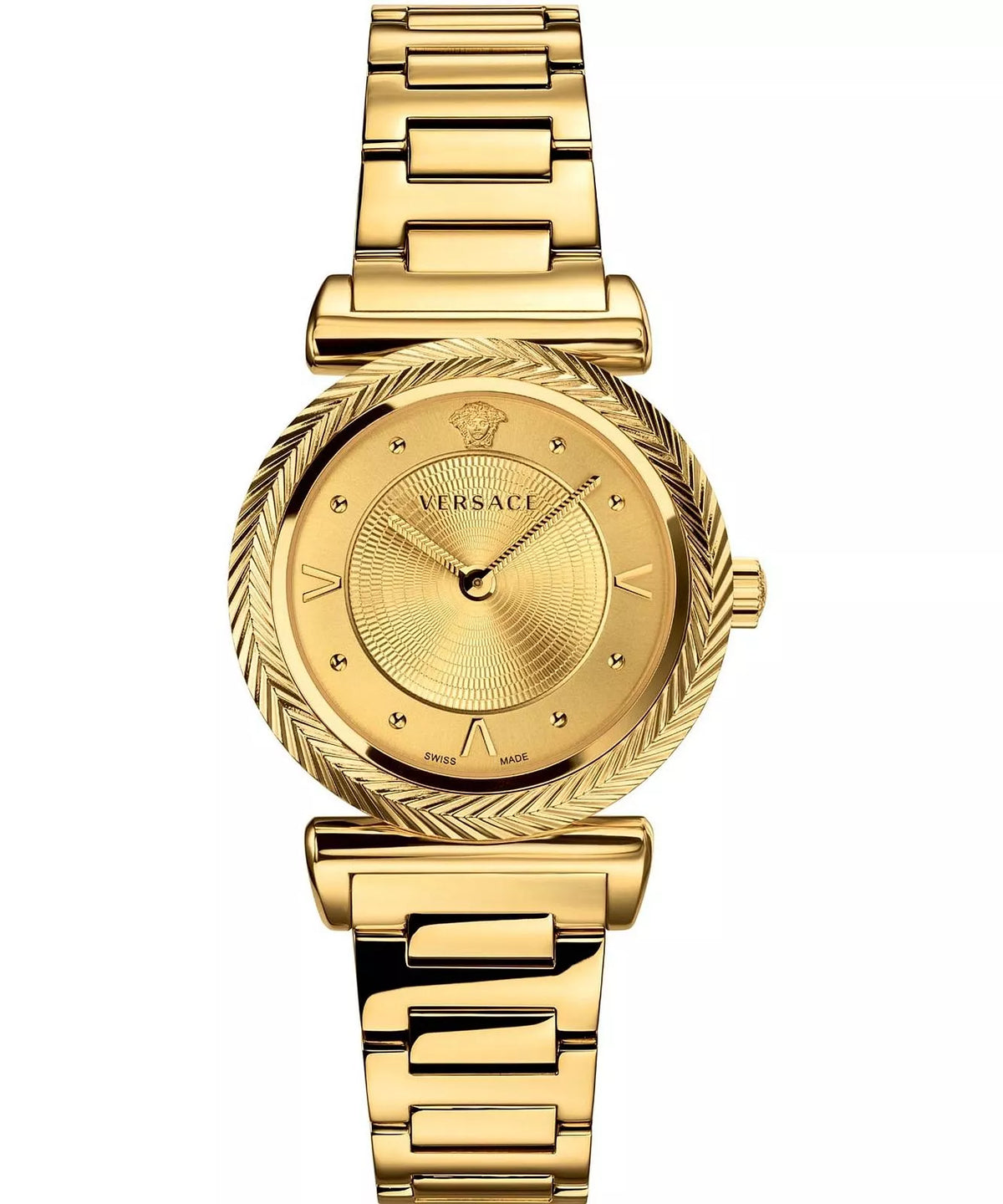 Versace V-Motif Quartz All Gold Women's Watch - VERE00618