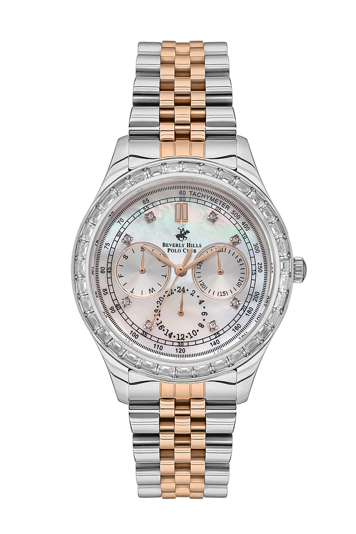 Beverly Hills Polo Club Women's Watches: Elegant Stainless Steel & Two-Tone Designs